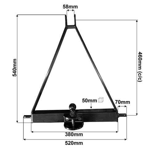 Frame point tow - frame,