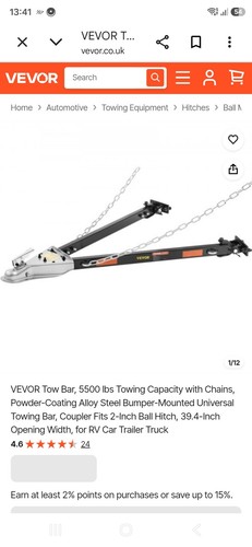 Solo vevor tow frame - solo,